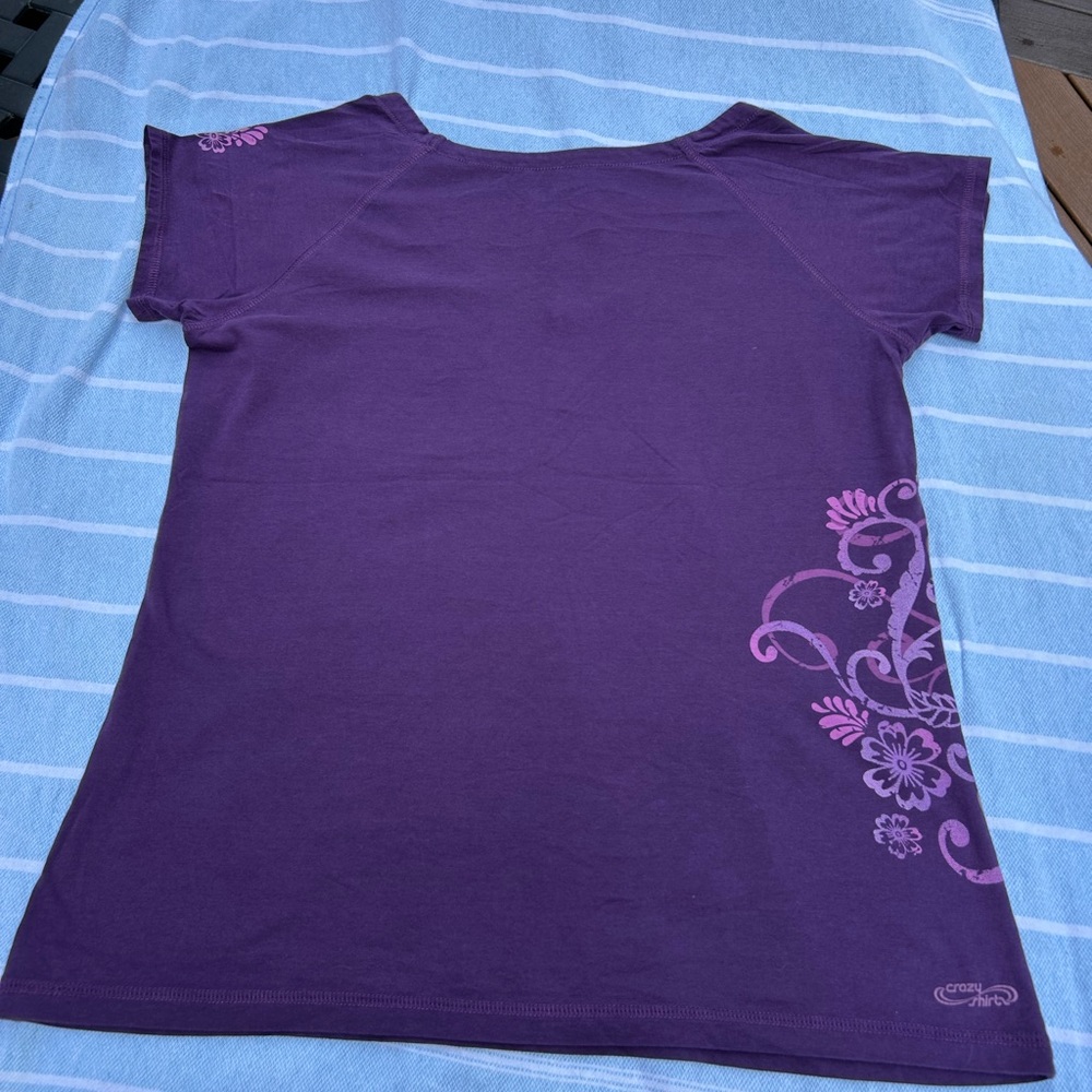 Crazy Shirts Purple Women's Top - Picture 6 of 6